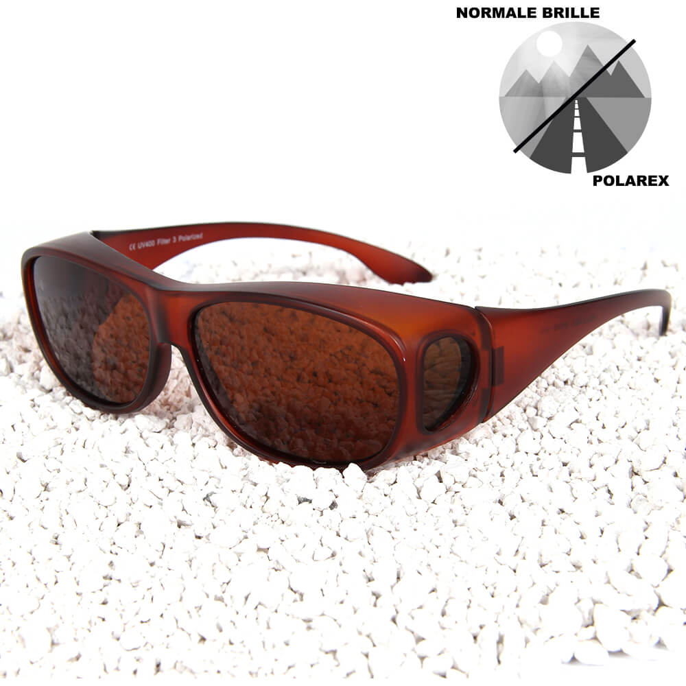 POG-003 polarisierte Overglasses Fit Over Sonnenbrille Überziehbrille sortiert