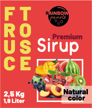 S-040 EU Premium Sirup Fructose 1 x 2,5 kg Kanister, für Bubbte Tea Drinks, Eis, Cocktails