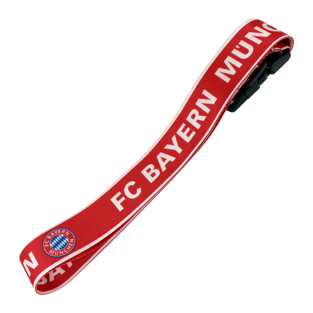 SC-013 Gurtband FC Bayern München blau, rot, weiß ca. 180 x 5 cm