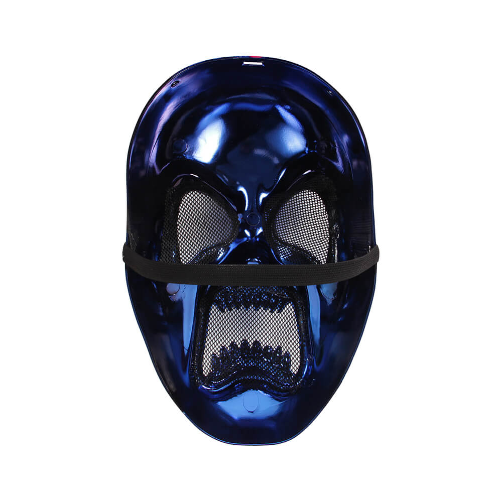 MAS-33c Karnevalsmaske blau Horror