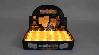 TL-05 LED Teelichter Kerzen rund weiß unisize