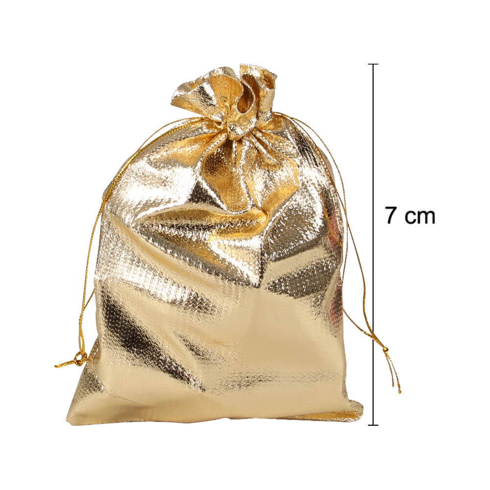 VP-21 Geschenkbeutel Gold ca. 7 cm x 4,5 cm