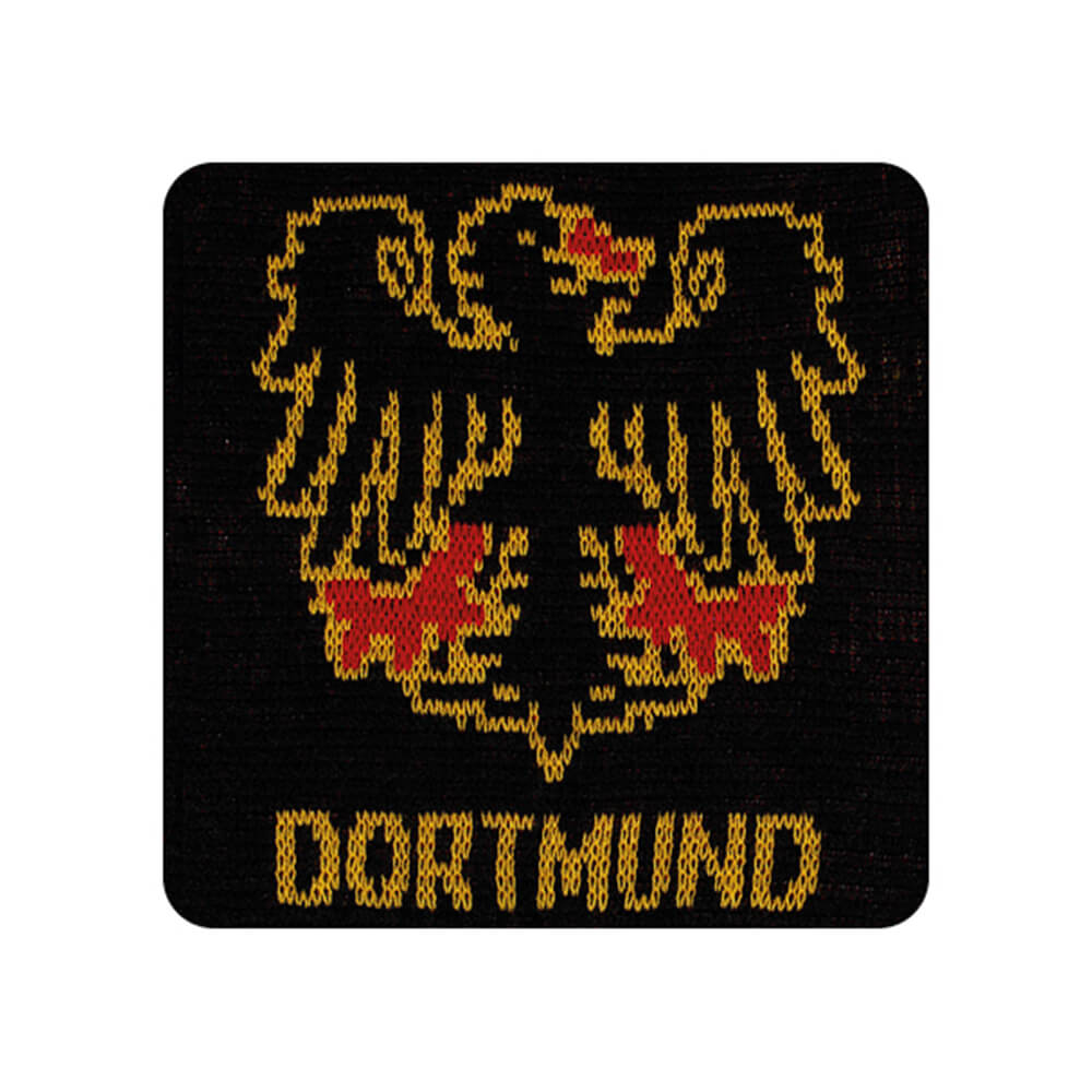 FS-42 Schals Fanschals schwarz gelb Schriftzug Dortmund - Stärker als je zuvor Adler