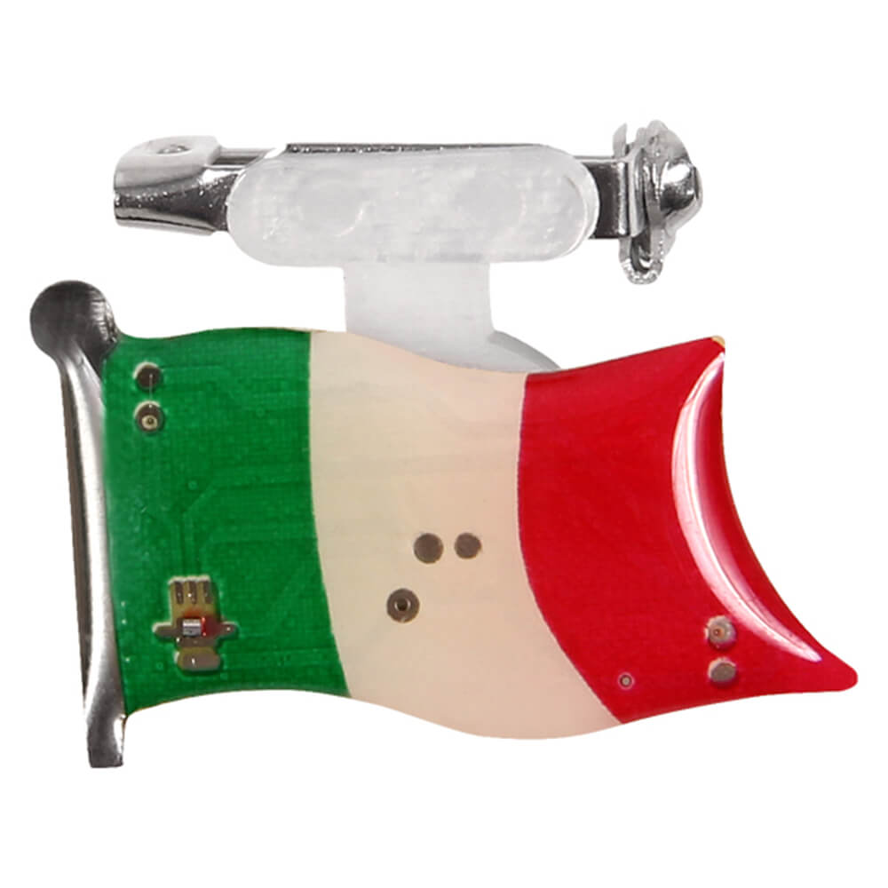 BL-102 Blinki Blinker grün weiss rot Flagge Italien