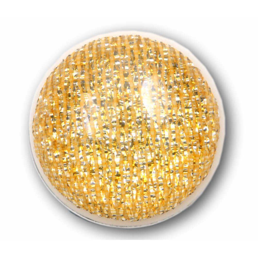 A-ch47 Chunk Button Design: Netz Muster Farbe: weiss gelb