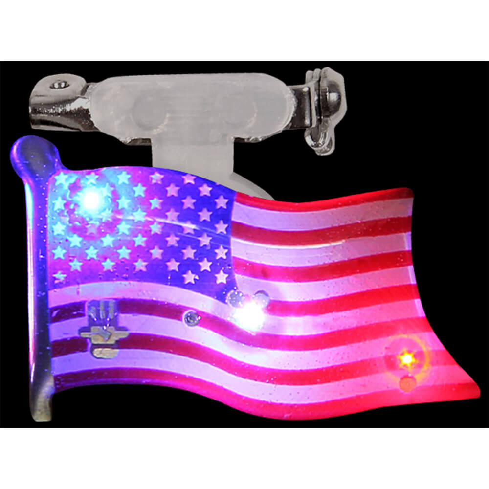 BL-105 Blinki Blinker rot weiss blau Flagge USA