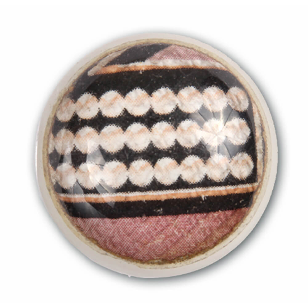 A-ch40 Chunk Button Design: Punkte und Streifen Farbe: schwarz rosa