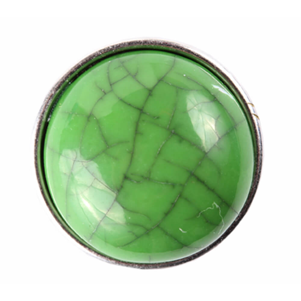 A-ch84 Chunk Button Design: Natursteinoptik Farbe: grün gelb