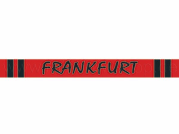 A-s07 Silikon Armband Frankfurt Fußball ca. 6 cm Durchmesser 12 Stück