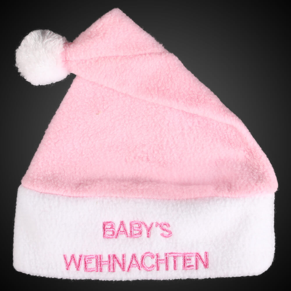 WM-93 Weihnachtsmützen für Babys in rosa  