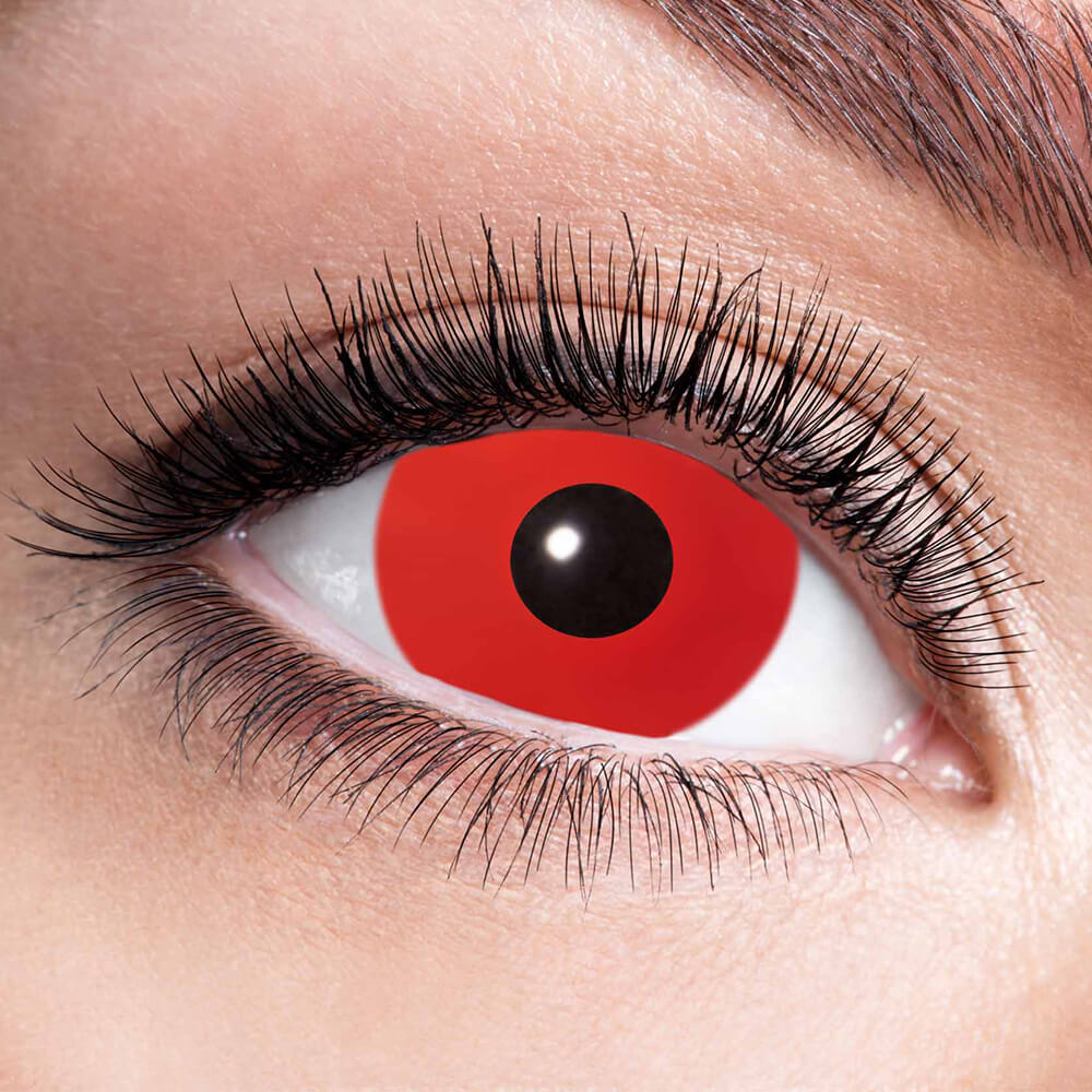 KL-w03 Weiche getönte Kontaktlinse Red Devil rot