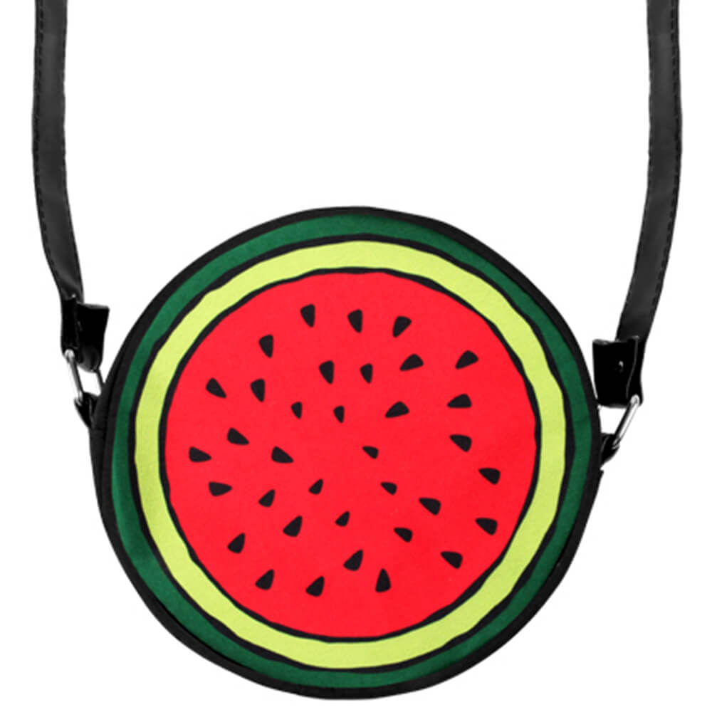HT-008 Runde Motiv-Handtasche "Wassermelone"