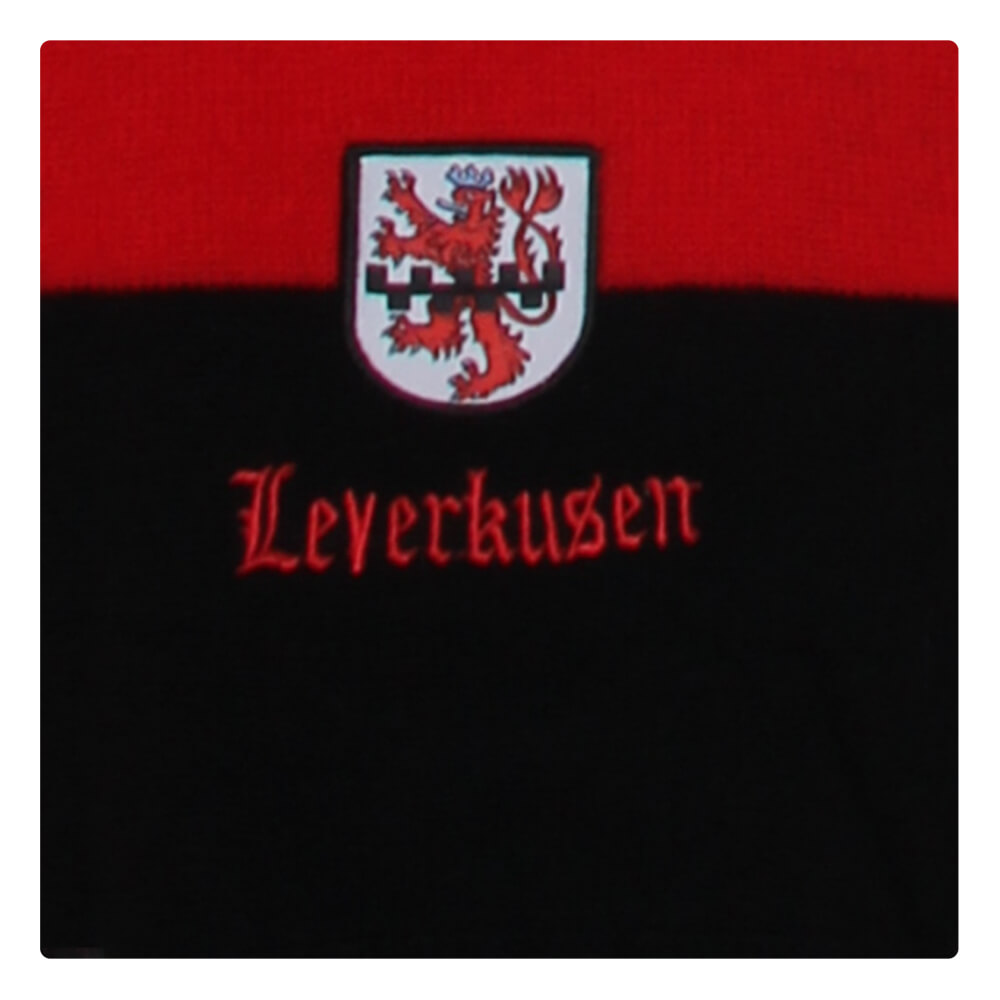 FS-92 Schal Fanschal Leverkusen mit Wappen