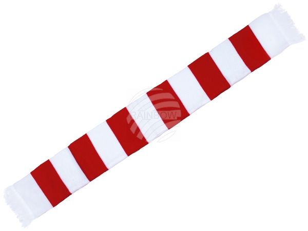 FS-86 Schals Fanschals rot weiß gestreift Schriftzug Köln Wappen