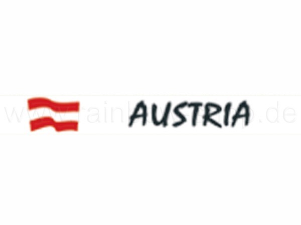 A-s40 Silikon Armband Österreich Austria Flagge ca. 6 cm Durchmesser 12 Stück