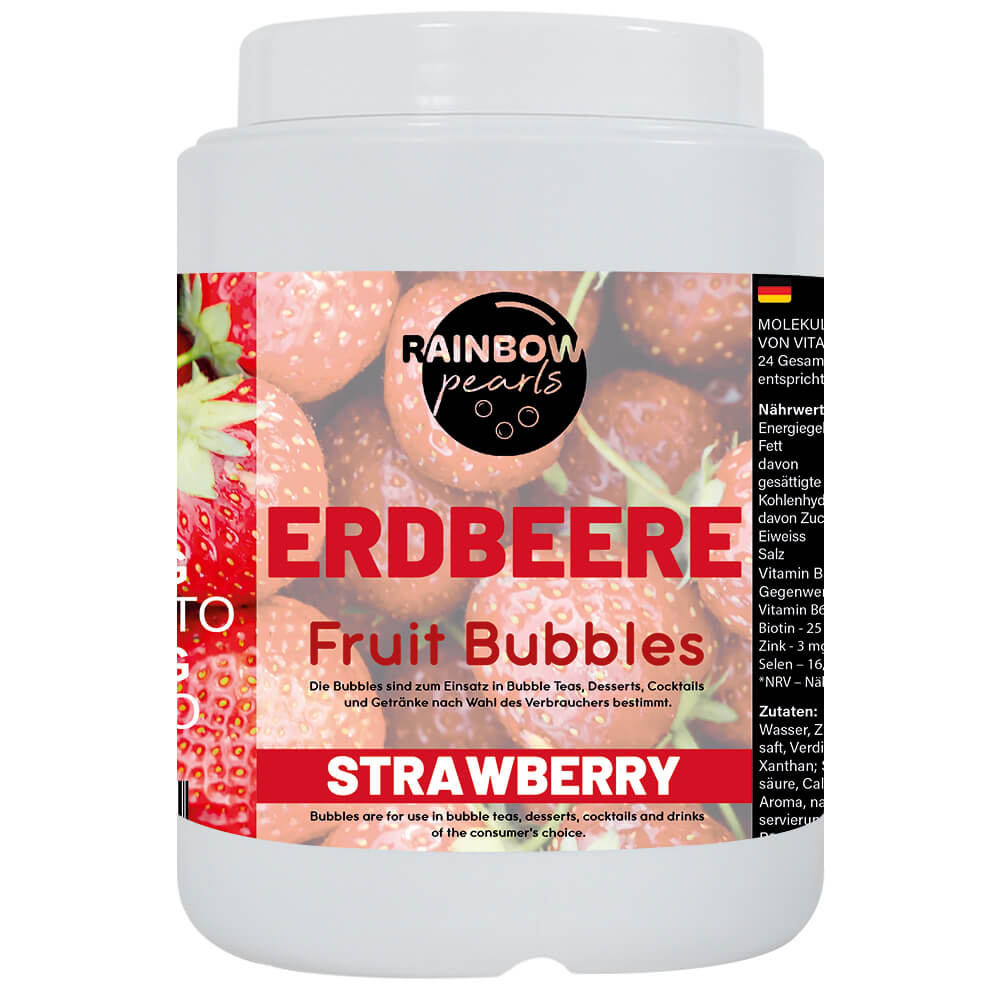 B-003 EU Premium Fruit Pearls 1 x 2,0 kg Erdbeere