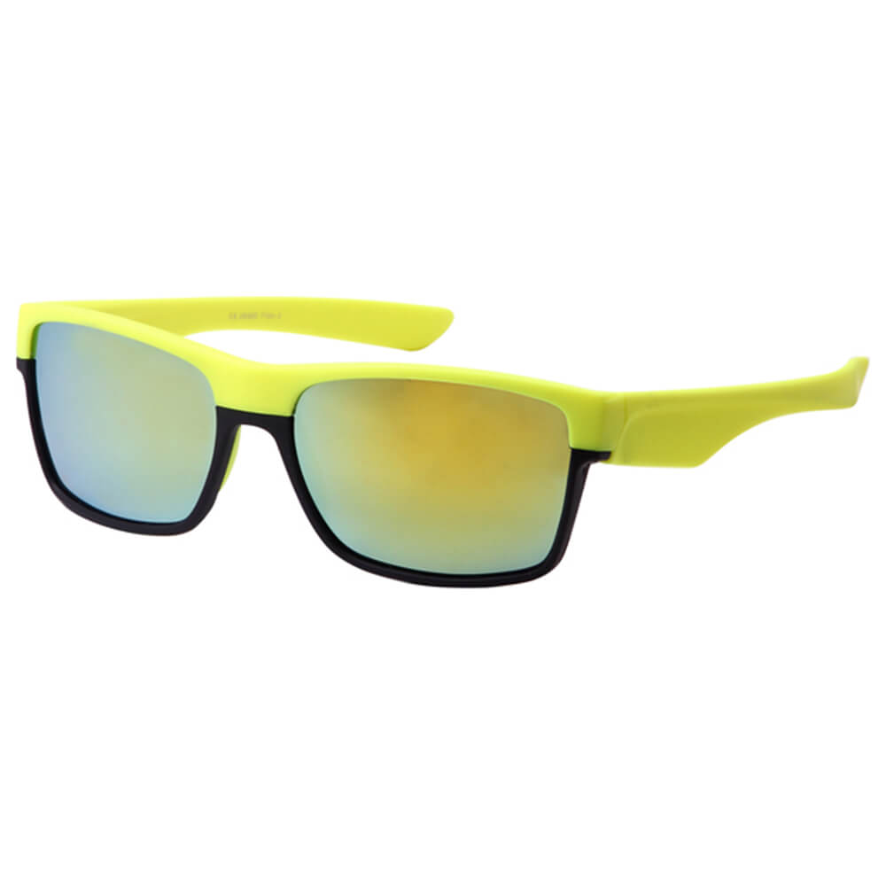 V-1070 VIPER Damen und Herren Sonnenbrille Vintage Retro gelb schwarz neon