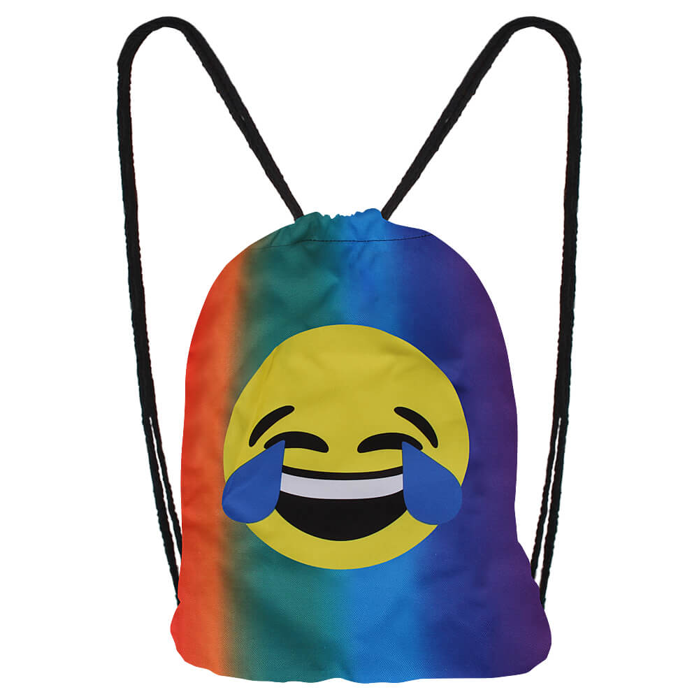 RU-122 Gymbag, Gymsac Design: Emoticon LOL Farbe: multicolor