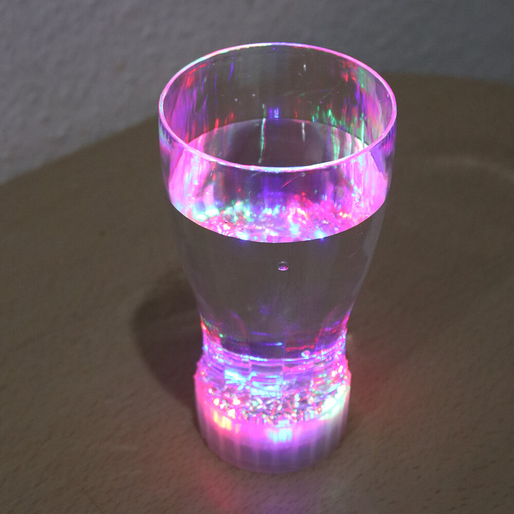 LED Leuchtglas mit Flüssigkeit
