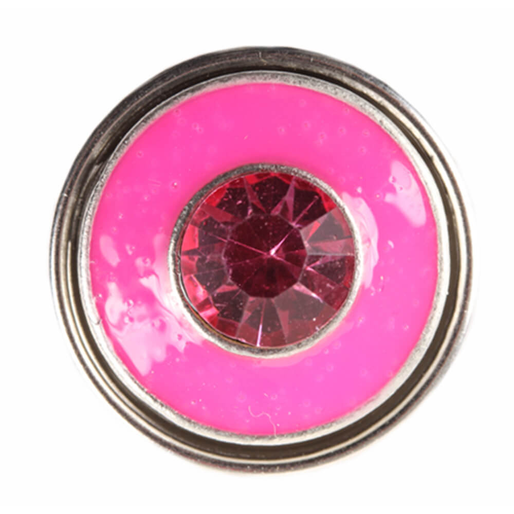 A-ch103 Chunk Button Design: Kreis Farbe: rosa rot