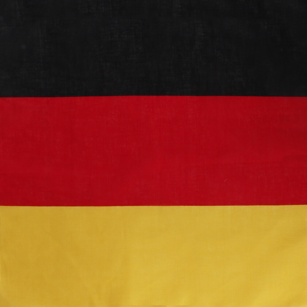 BA-003 Bandana Kopftuch Halstuch Design: Deutschland Flagge Farbe: schwarz, rot, gelb