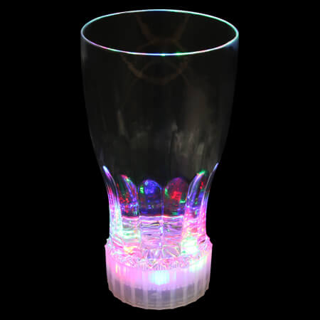 LG-02 LED Trinkglas transparent Motiv:  Colaglas